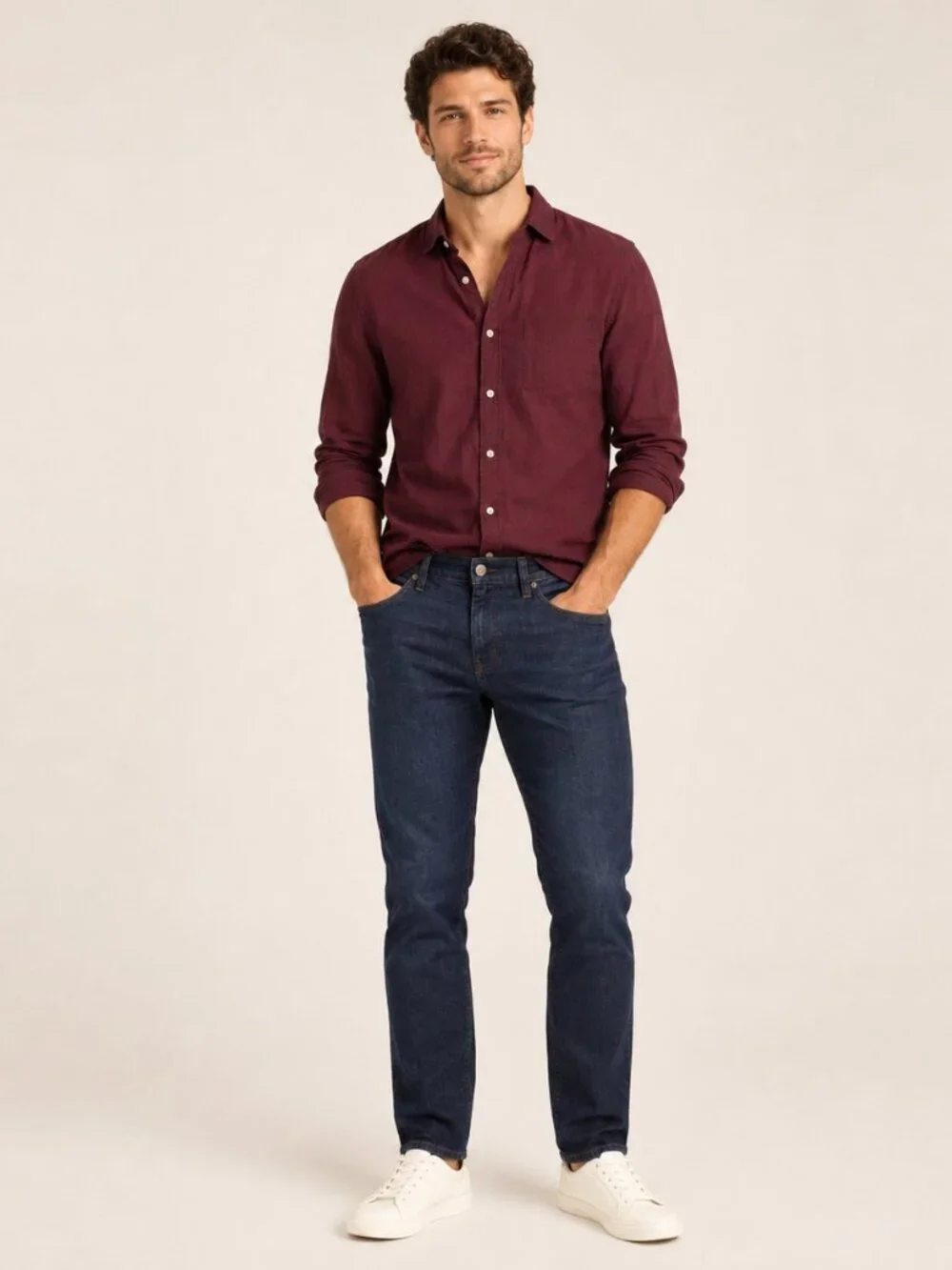 Banana Republic Men’s Slim Fit Jeans 40x34 Dark Indigo Blue